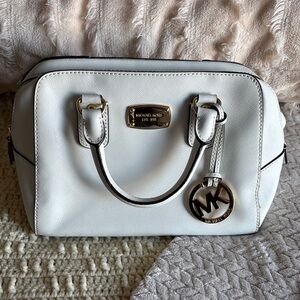 Michael Kors White Satchel Bag